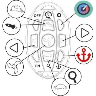 Electric troling motor HASWING Cayman B 55 GPS gen. 1.6 – 12V 1