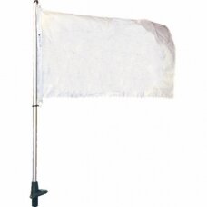 Plug In Pole For Flag 100cm, White