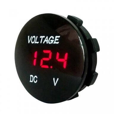 Voltmetras DC 5-30v. Skaitmeninis Voltmetras DC 5-30v. Skaitmeninis