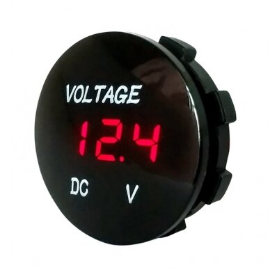 Voltmeter DC5-30V, red, digital