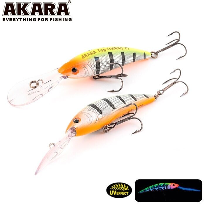 Vobleris Akara Top Trolling 90F, 17 g, 90 mm - A13 Vobleris Akara Top Trolling 90F, 17 g, 90 mm - A13